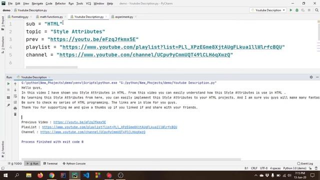 Python Simple Project || Python Tutorial || Nafiz Anam