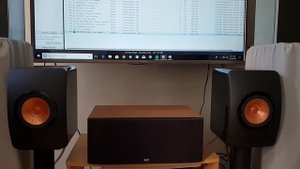 KEF LS50 on a NAD 375 Bee Amplifier