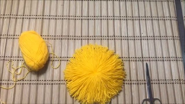Солнышко из ниток на масленицу. Своими руками.
