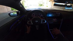 BMW M8 Gran Coupe COMPETITION 625HP POV Test DRIVE & SLIDE by AutoTopNL