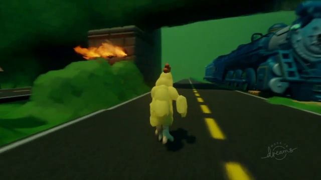 WHY DID THE CHICKEN CROSS THE ROAD - PS4 DREAMS смотреть онлайн