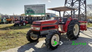 Китайский или японский трактор, обзор минитрактора YANMAR FX335 с козырьком и почвенной фрезой / гур