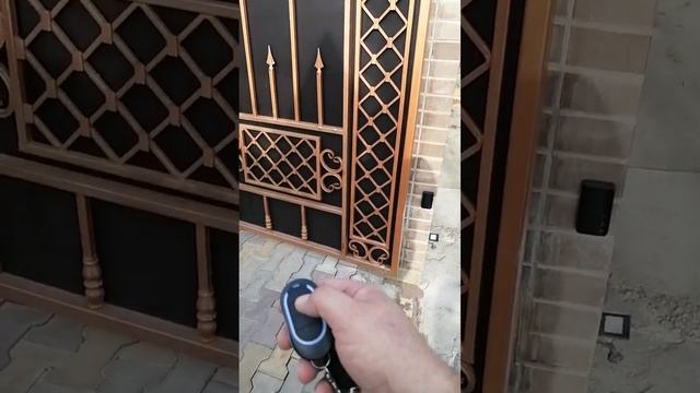 Рычажная автоматика Алютех. Открытие внутрь смотреть онлайн