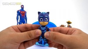 Dinosaur! If you touch surprise egg, turn into Spider-Man! #DuDuPopTOY