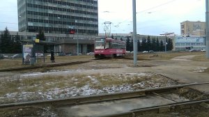 Нижний Новгород. Трамвай КТМ-19 в рекламной окраске. 21 декабря 2019