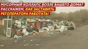 Мусорный коллапс возле дома? Расскажем, как заставить регоператора работать!