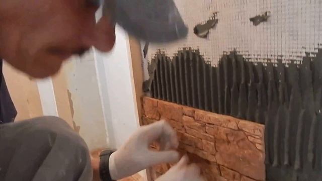 Укладка декоративного искусственного камня "Аппалачи". смотреть онлайн