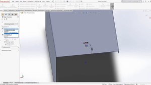 SolidWorks #05 - Линейный массив из отверстий