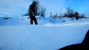 Рыбалка в первый день зимы, балансир на Оби