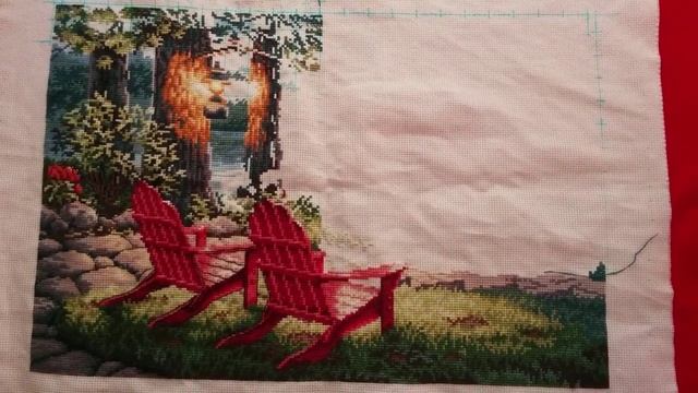 Как СМЫТЬ РАЗМЕТКУ и РЖАВЧИНУ с КАНВЫ!!! Текущий процесс/Вышивка крестиком. смотреть онлайн