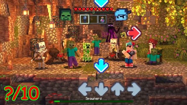 The best FNF Minecraft MOD смотреть онлайн