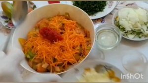 зимний салат из бурых помидор !