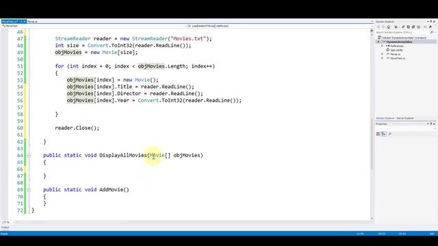 C# Programming:  Dynamic Array, Reading And Writing To Text File