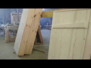 ХОРОШАЯ Деревянная Дверь в Баню # Дверь на Клин от Лехи