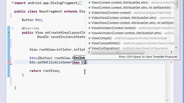 Android Fragments - Custom Dialog Fragment смотреть онлайн
