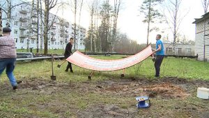 В поселке Шайма Череповецкого района накануне 9-го мая установили «Стену памяти»