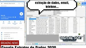 O melhor extrator Automático de Milhares de Emails e Telefones do Google