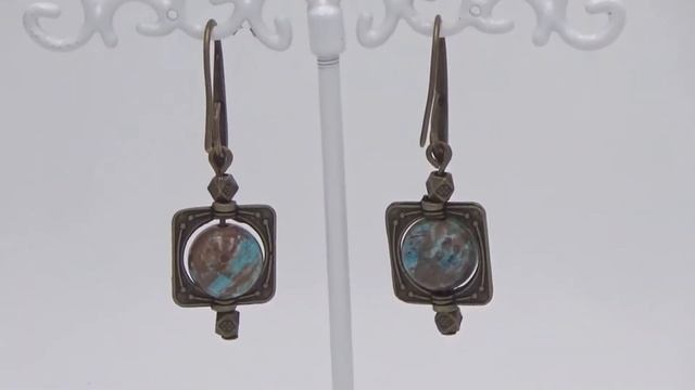 Серьги, хризоколла смотреть онлайн