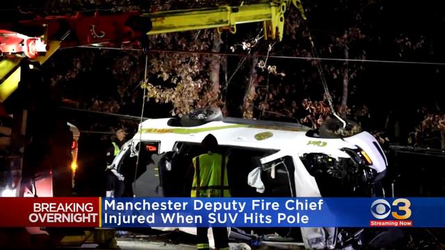 Ocean County deputy fire chief crashes car into pole смотреть онлайн