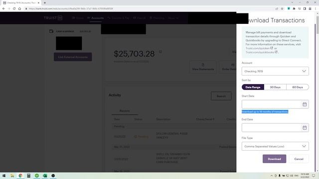 Bookkeeping Tips: How To Download Truist Bank activity to CSV File (2022) смотреть онлайн