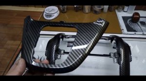 HONDA CRV . Аквапринт. Пластик салона. Карбон.