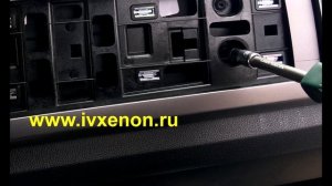 Volkswagen Teramont, снятие щитка приборов.