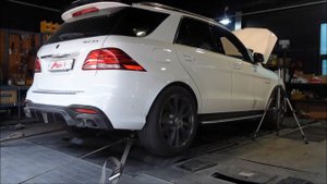 2016 Mercedes - W166 GLE 63AMG 4Matic Mar's ECU Tune Dyno Test 390WHP