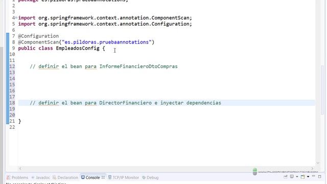 Curso Spring. Java Annotations X. @Bean. Vídeo 24 смотреть онлайн