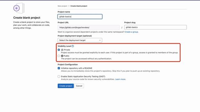 13 GitLab: Создаем удаленный репозиторий
