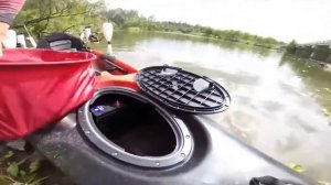 Twin Electric Motor Test on Dragon Hunter Kayak Plus a Surface Bass!