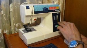 Sewing machine Швейная машина Mini Jaguar 281 test КОЖА