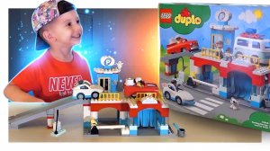 LEGO DUPLO 2 в 1 ! Гараж и автомойка, супер парковка с машинками. #лего #legoduplo #lego #игрушки