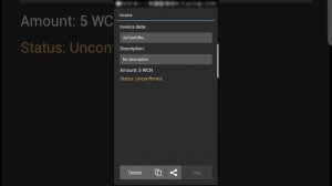 Widecoin's Andriod Wallet