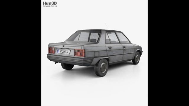 3D Model Renault 9 1983 at 3DExport.com смотреть онлайн