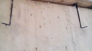 Самодельные подъемные ворота.