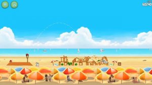 ПРОХОЖДЕНИЕ Angry Birds Rio_ BEACH VOLLEY - Level 5-2 (3 ЗВЕЗДЫ)