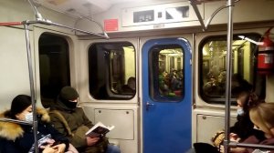 Замоскворецкая линия. Кантемировская - Автозаводская. Реконструируемая станция Каширская (в центр).