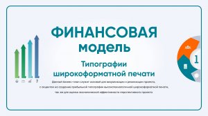 Финансовая модель типографии - обзор. Расчеты производственной деятельности