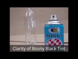 Тонировочный лак Bosny: Тест на прозрачность