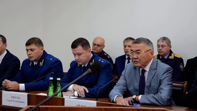 08-10-2018 Алексей Орлов принял участие в представлении нового прокурора Республики Калмыкия смотреть онлайн