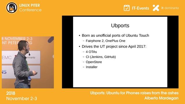 [RUS] Alberto Mardegan: "Ubports: Ubuntu for Phones raises from the ashes" / #LinuxPiter смотреть онлайн