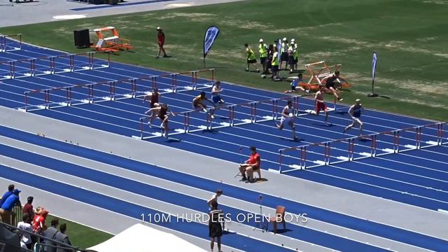 110m Hurdles Open Boys, 2018 GPS Track & Field Championships, QSAC, Brisbane 3/11/2018 смотреть онлайн