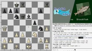 Гамбит Фрома в партии двух Стокфишей ? Stockfish 12 NNUE ? Stockfish 11 Classical