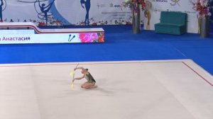 Первенство Москвы по художественной гимнастике 2024. Садовникова Анастасия. Булавы