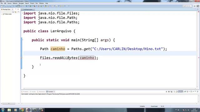 Aula de Java 064 - Ler arquivo.txt смотреть онлайн
