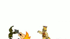 спрингтрап играет на гитаре сталкирские частушки