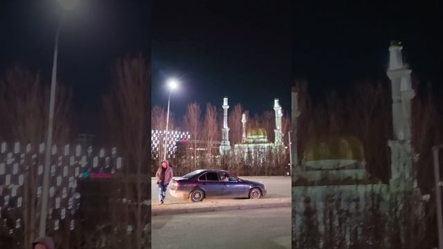 азан на ночной намаз таравих. мечеть Астаны