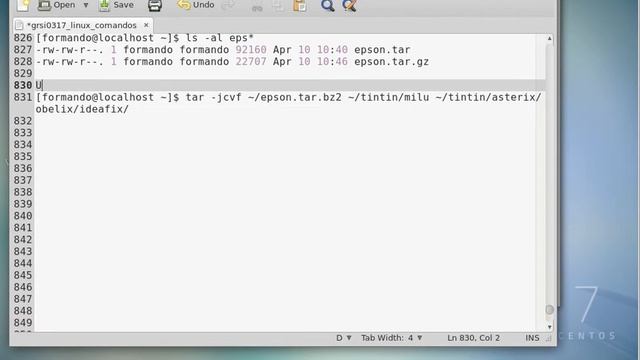 Linux commands start - part IX смотреть онлайн