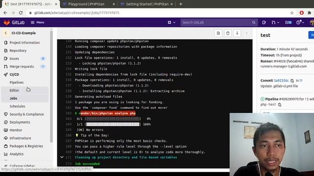 Tutorial Integrasi Static Code Analyzer untuk PHP dengan PHPStan di Gitlab CI CD