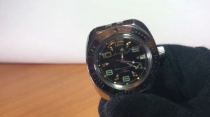 Обзор часов Восток Амфибия 710334. Недорогие русские дайверы.